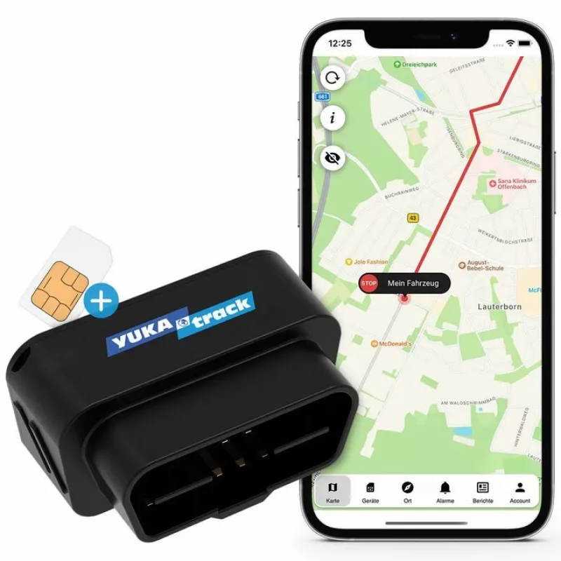 Yukatrack YTOBD2GPS Black