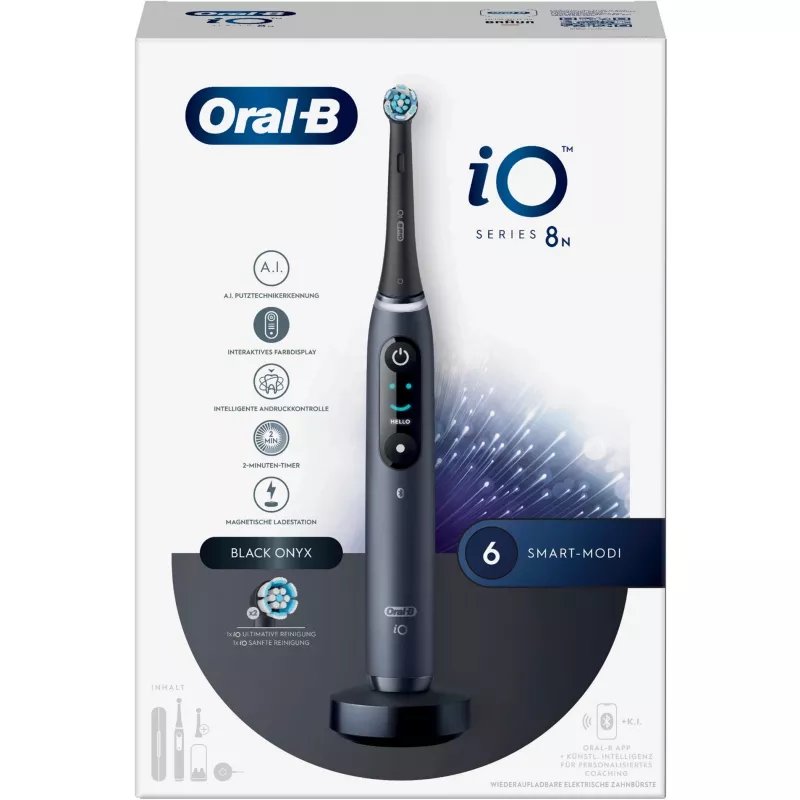 Braun 408567 elektrinis dantų šepetėlis Suaugusiesiems Vibruojantis dantų šepetėlis Juoda
