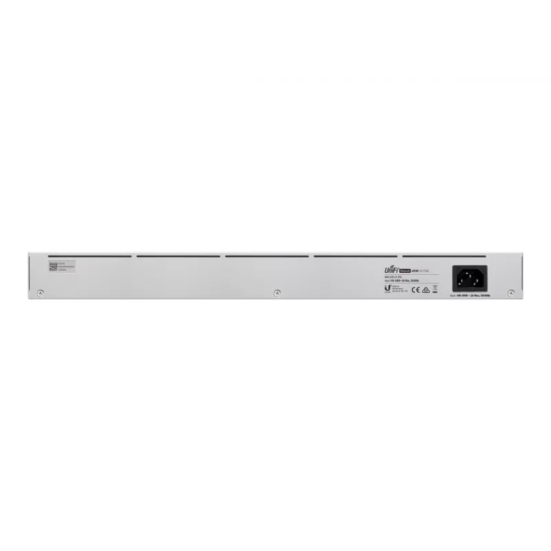 Ubiquiti UniFi 24 prievadų PoE valdomas L2/L3 Gigabit Ethernet (10/100/1000) „Power over Ethernet“ (PoE) 1U sidabrinis
