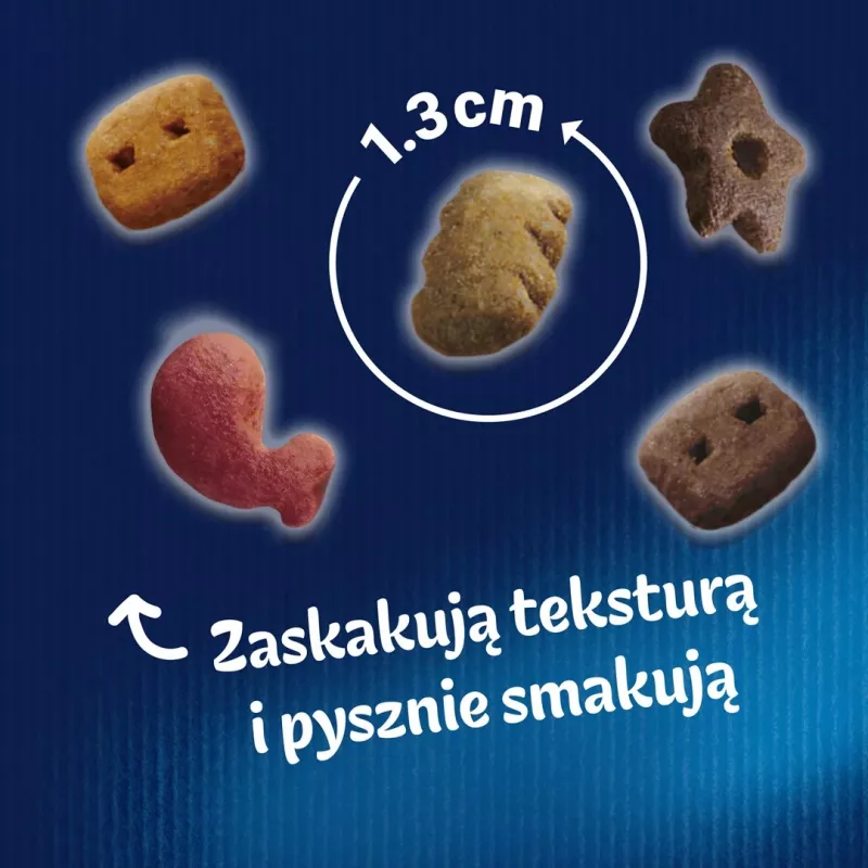 Kačių skanėstai Felix Party Mix Ocean Mix paketėlis 60 g — užkandis suaugusioms katėms