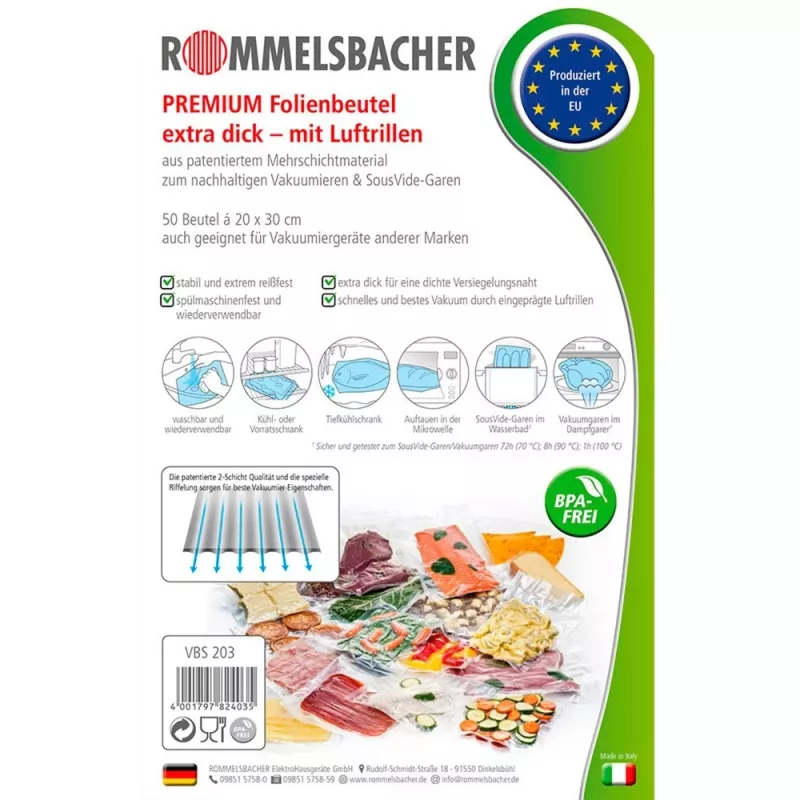 Rommelsbacher VBS 203 rankinis vakuuminis siurblys