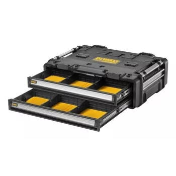 Įrankių dėžė DeWalt DWST08520-1 metalinė-plastikinė, juoda ir geltona