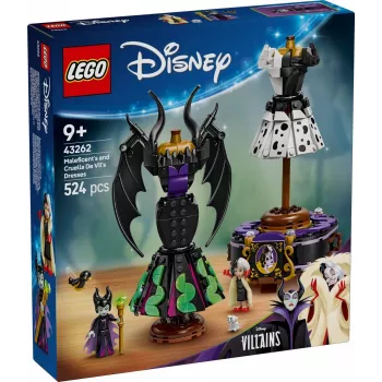 LEGO DISNEY 43262 Piktosios ir Kruelos de Vil suknelės