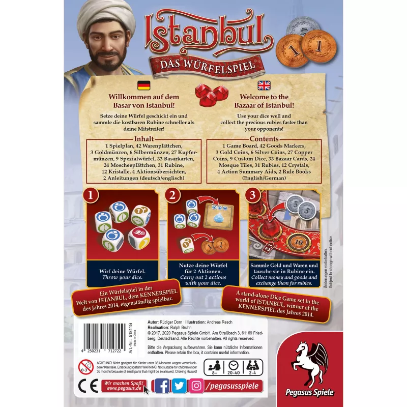 Istanbul - Das Dice Game, stalo žaidimas