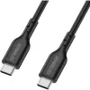 Otter Products OtterBox - USB laidas - 24 kontaktų USB-C (M) į 24 kontaktų USB-C (M) - USB 2,0 - 3 A - 2,0 m - juodas (78-81357)