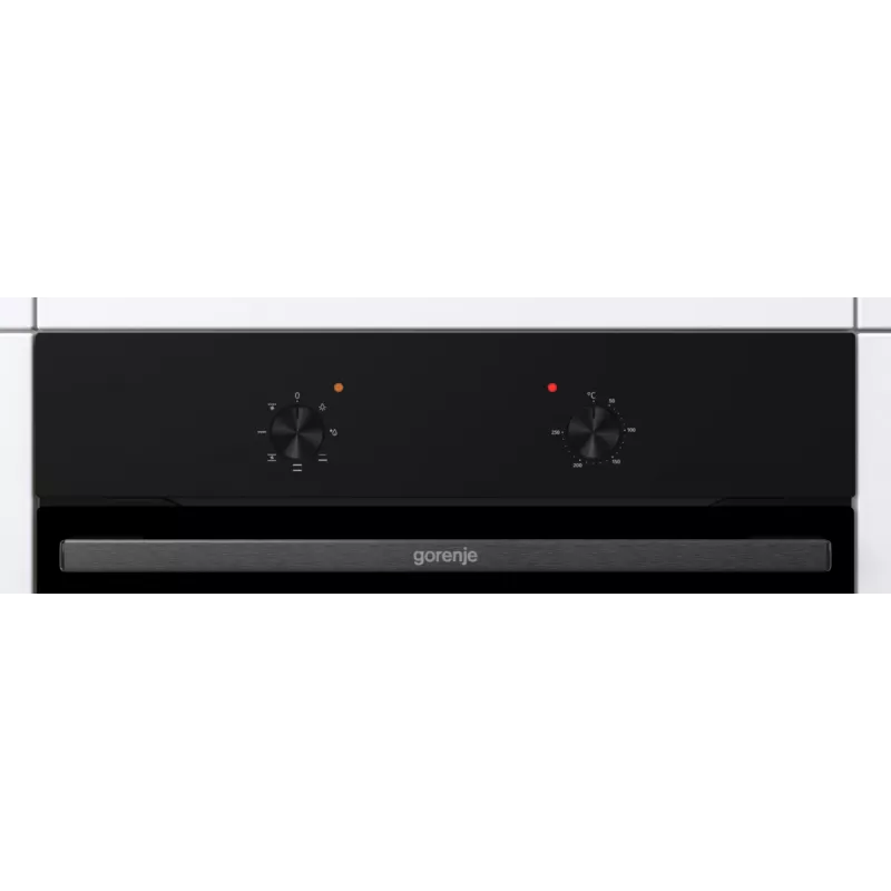 Gorenje orkaitė | BO6615E01B | 60 L | Elektrinė | EnamelClean | Ištraukiami ir paspaudžiami mygtukai | Aukštis 59,5 cm | Plotis 59,5 cm | Juoda