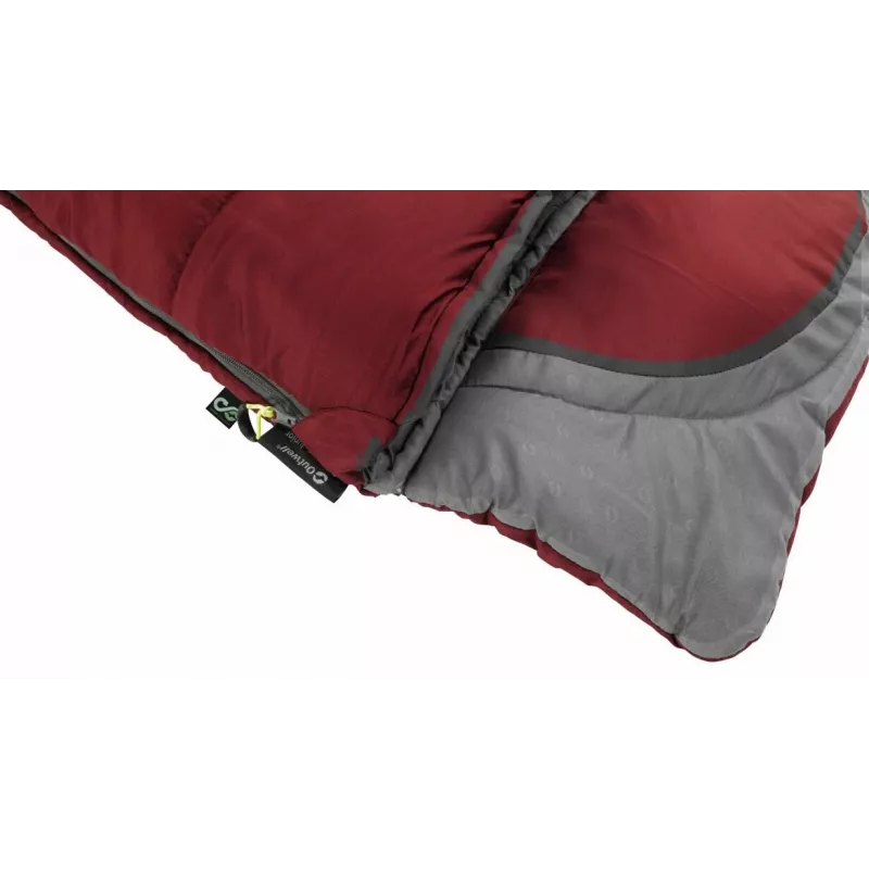 Miegmaišis Outwell Contour Junior stačiakampis poliesterinis 170 cm x 70 cm, raudonas