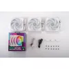 COOLER MASTER Mobius 120P ARGB 120mm baltas 3 vnt. rinkinys