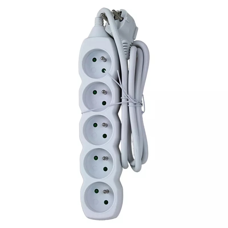 Maitinimo ilgintuvas ESPERANZA ELK207W — 1,5 m laidas, 5 Type E AC lizdai, vidaus, 220–250 V