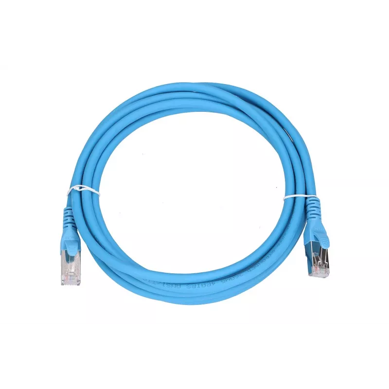 Tinklo kabelis Extralink LAN Patchcord Kat.6A RJ-45 Cat6a 3 m mėlynas