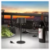 LED stalinė lempa RealPower TableLight 300 4W juoda, maitinama saulės energija