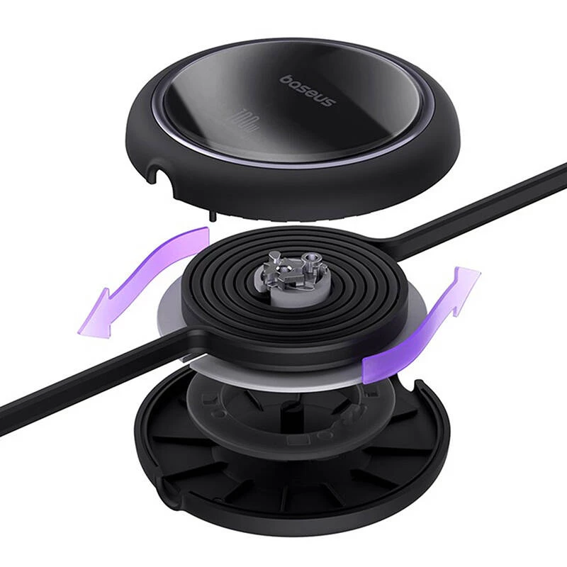 USB laidas Baseus Free2Draw 1m USB C juodas