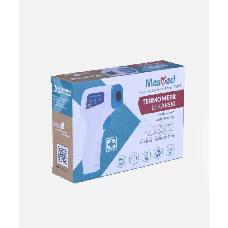 Skaitmeninis medicininis termometras Mesmed MM-007 Forst Plus su greitu nuskaitymu ir skaitmeniniu ekranu