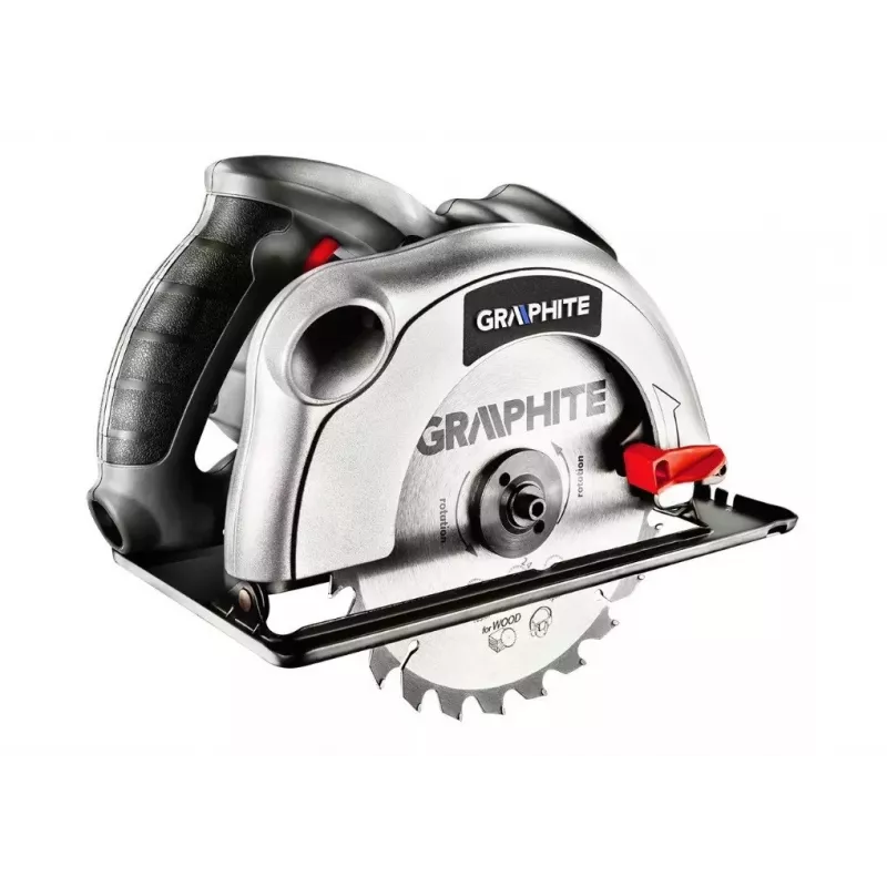Žiedinis pjūklas 1200W Graphite pjūklo diskas 185 mm