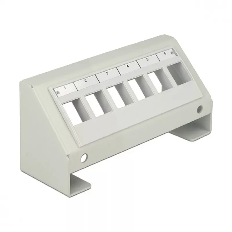 Pataisymų skydelis DeLOCK 86218 Pilkas 65mm x 49mm x 130mm
