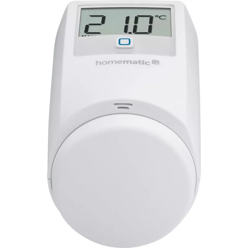 eQ-3 AG Homematic IP HMIP-eTRV, RF, 868,3 MHz, balta, M30 x 1,5, IP20, skaitmeninis