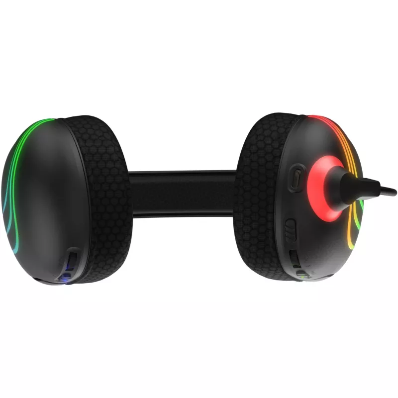 PDP 049-032-BK ausinės/ausinės su mikrofonu Belaidis Aplink galvą Žaidimų Bluetooth Juoda