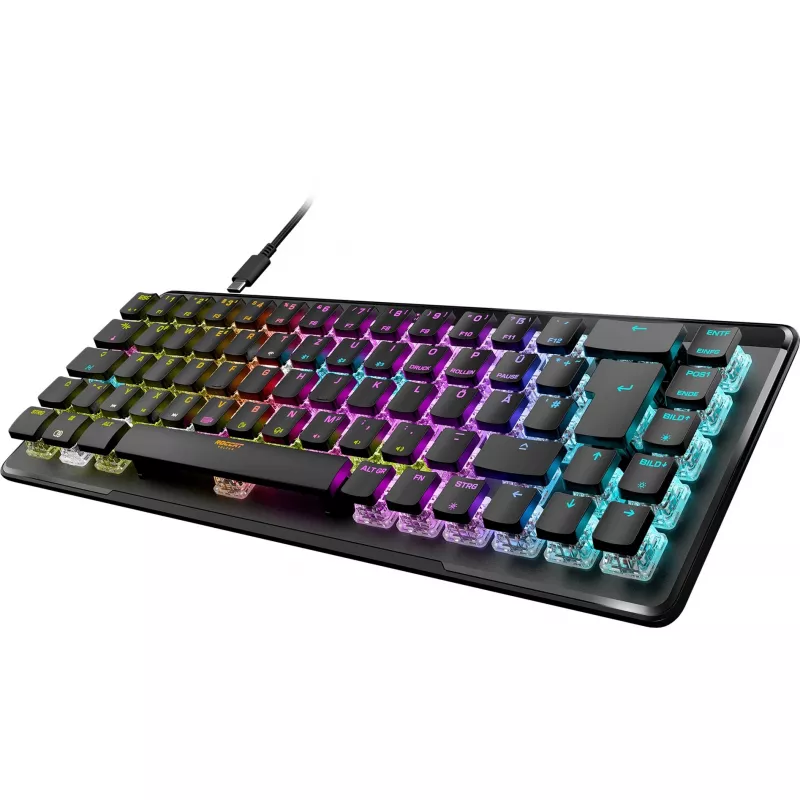 Vulcan II Mini Air, Gaming Keyboard black, DE-Layout, TITAN II Optical Red