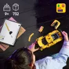 LEGO Technic Corvette Stingray 42205 2-in-1 kabrioletas ir kupė modelis, 732 dalys, 80×270×140 mm