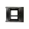 Extralink Rackmount cabinet 6U 600x600 AZH Juoda wall mounted, swing type