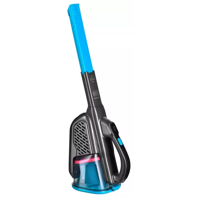 Black & Decker BHHV320J rankinis dulkių siurblys Mėlyna, Titanium, be maišelio