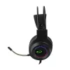Laidinės ausinės ESPERANZA EGH7100 — ant ausų uždedamos žaidimų laisvų rankų įranga, USB 2.0, 1,5 m laidas, išsikišęs mikrofonas, RGB apšvietimas, 32 Ω, 4 cm garsiakalbiai, 269 g