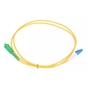 Patchcord Extralink SC/APC į LC/UPC vienmodis G.657.A1 3mm simpleksinis 1m