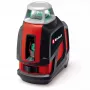 EINHELL TE-LL 360 G kryžminis lazeris su žaliomis ir raudonomis lazerio linijomis, juodas — modelis 2270119