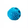Šunų žaislas Hilton Squeak Ball 6,3 cm — guminis squeaky kamuoliukas, 1 vnt., mėlynas, tinkamas visų veislių šunims