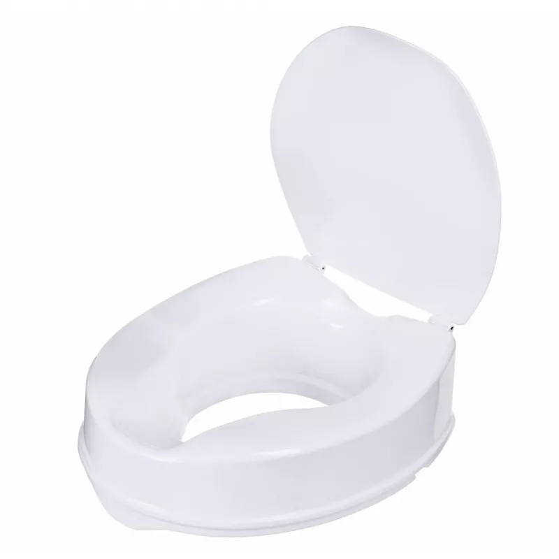 ActionMED NT10AM pakeliama unitazo sėdynė su dangčiu, 10 cm