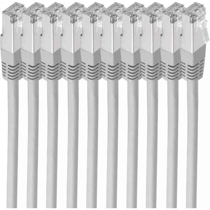 shiverpeaks BS75717-H-SET10 tinklo kabelis pilkas 7,5 m Cat6 S/FTP (S-STP) (BS75717-H-SET10)