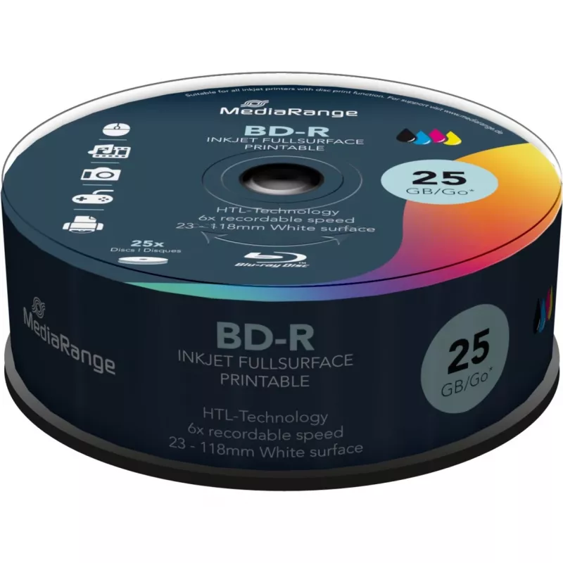 BD-R tuščias Blu-Ray diskas MediaRange MR515