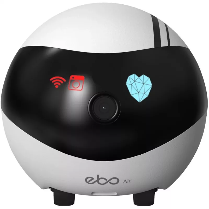 ENABOT Ebo Air AI Robot baltas ir juodas