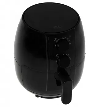 Karšto oro gruzdintuvė Adler AD 6312 — 2,5 l, 1600 W, juoda, 80–200°C, 60 min. laikmatis