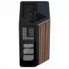 APNX V1-W-BK-v1 Midi bokštas juodas, mediena