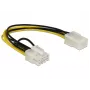 Vidinis maitinimo kabelis DeLOCK 83775 0,2 m PCI-E 8 kontaktų į 6 kontaktus