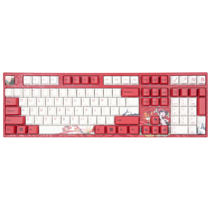 Varmilo VEA108 Koi žaidimų klaviatūra, MX-Brown, balta LED – US išdėstymas