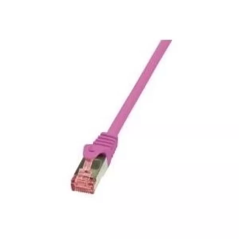 Logilink PrimeLine - pataisymo kabelis - RJ-45 (V) - RJ-45 (V) - 3 m - SFTP, PiMF - CAT 6 - lygus, be halogenų - rožinis (CQ2069S)