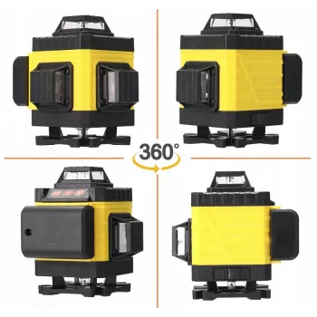 Lazerinis nivelyras kryžminis plokštuminis 4D