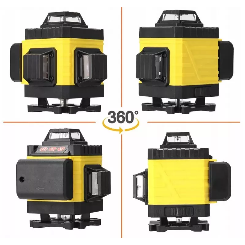 Lazerinis nivelyras kryžminis plokštuminis 4D