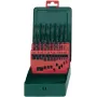 Grąžtų rinkinys Metabo HSS Metal 19 vnt. DIN 338, cilindrinis kotas (627151000)