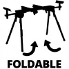 Einhell MSS 1608 pjūklo stovas 4 kojos Juoda Raudona Maksimali keliamoji galia 80 kg