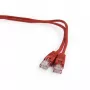 Patch cord cat.5e, 5M raudonas lietas apvalkalas