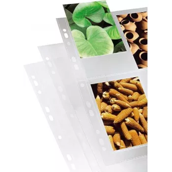 Hama fotosesijos lapai žiedinių segtuvų albumams A4, skaidrūs, 10 x 15 cm ataskaitos viršelis