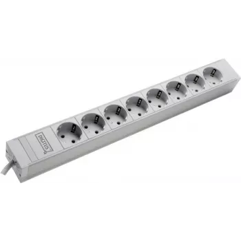 Energijos paskirstymo įrenginys DIGITUS DN-19 PDU-8 230V, 8 lizdai, montuojamas į stovą