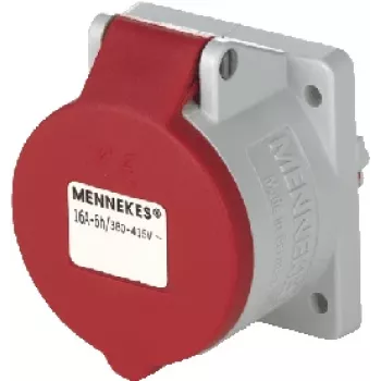 MENNEKES CEE plokštėje montuojamas lizdas 5x16A 3385 TwinCONTACT 400V IP44 tiesus 3385 (3385)