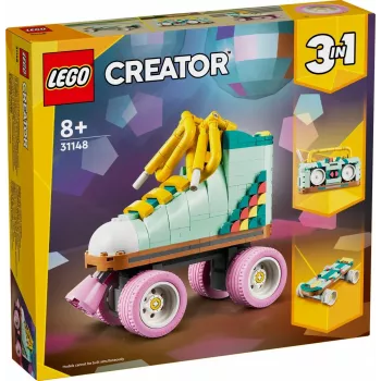 LEGO Creator konstruojami retro riedučiai, rinkinys 31148, 2-in-1 modelis, 342 dalys, 140×160×70 mm