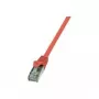 Logilink - pataisymo kabelis - RJ-45 (V) į RJ-45 (V) - 7,5 m - folijos neekranuota vytos poros (F/UTP) - CAT 5e - raudona (CP1084S)