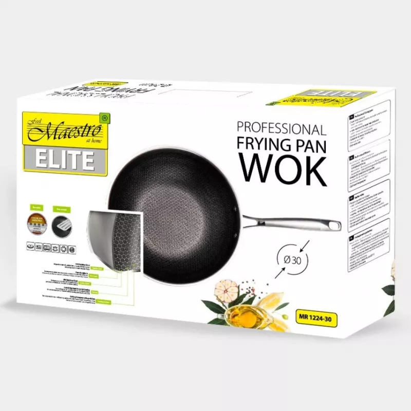 MAESTRO KEPIMO KEKŠTAS / WOK PROFESIONALUS 30 cm