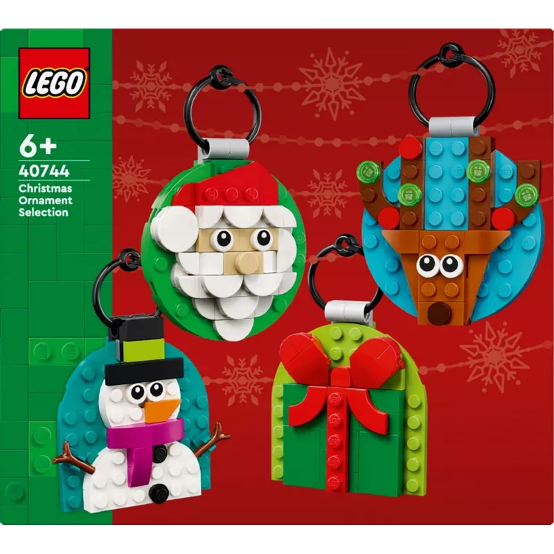 Bricks Iconic 40744 kalėdinių papuošalų rinkinys